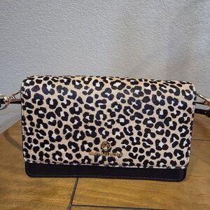 Michael Kors Animal Print Crossbody Bag With Phone Slot
